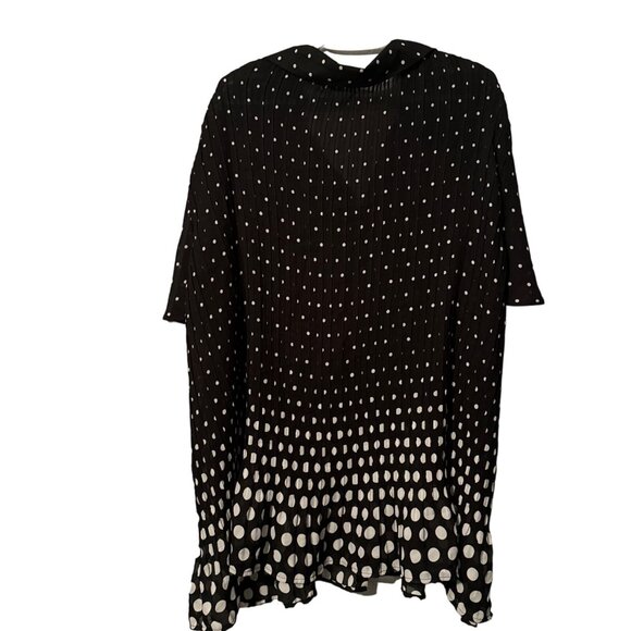 Only Necessities Womens Black & White Polka Dot Blouse Size 30/32W women blouse - Picture 10 of 12